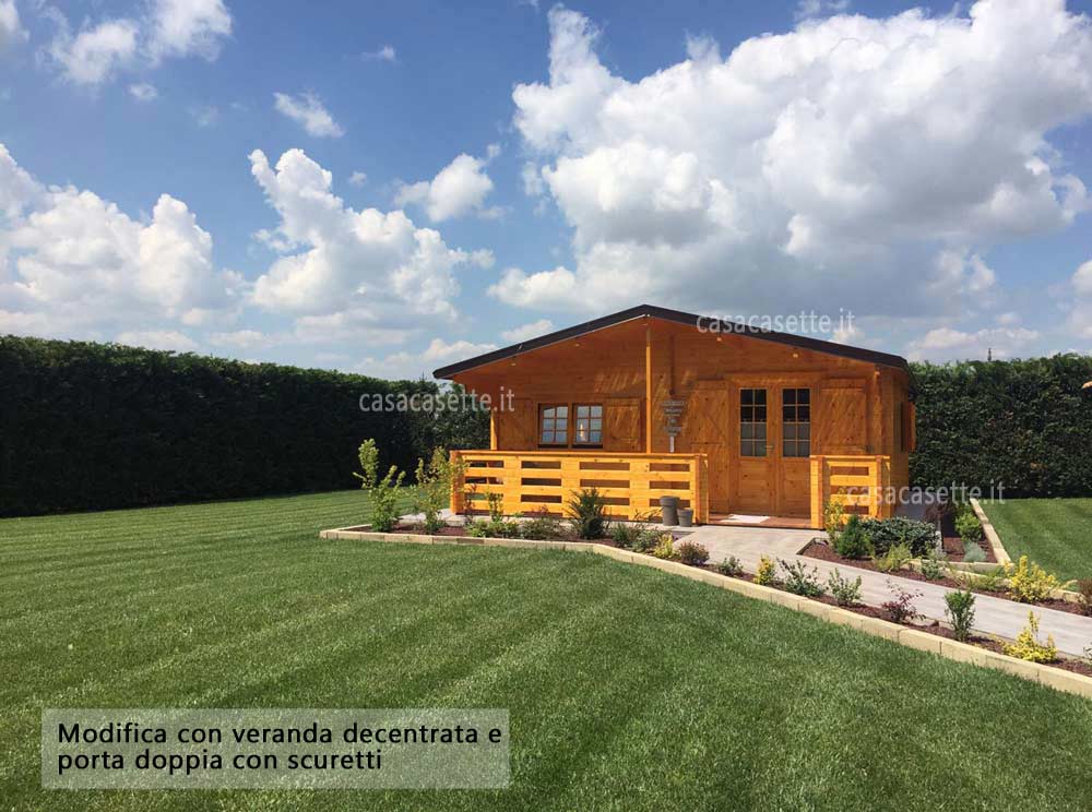 Casetta modello Lazio 50mq miele colore
