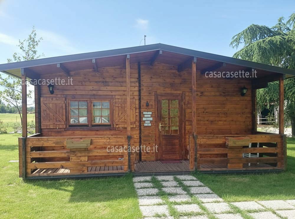 Casetta modello Lazio 50mq veranda esterna