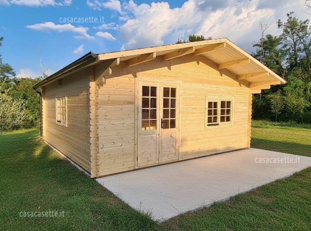 Casetta Lombardia 6x6 base Casetta modello Lombardia 6x6 base