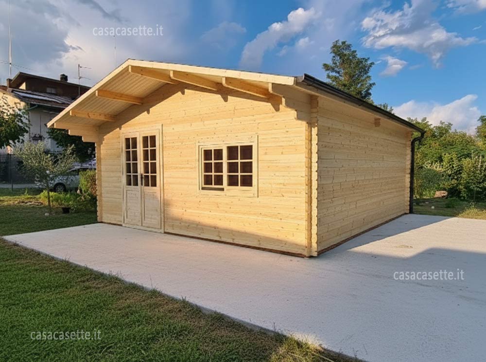 Casetta Lombardia 6x6 finestra Casetta modello Lombardia 6x6 finestra