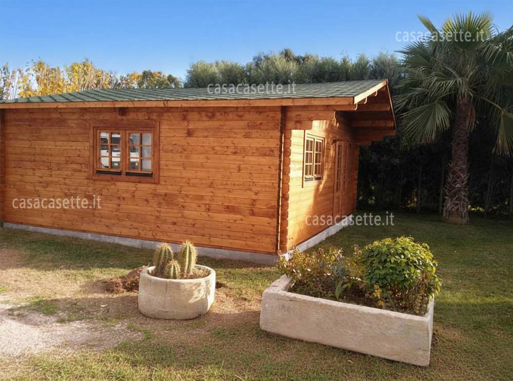 Casetta modello Lombardia 6x6 lato
