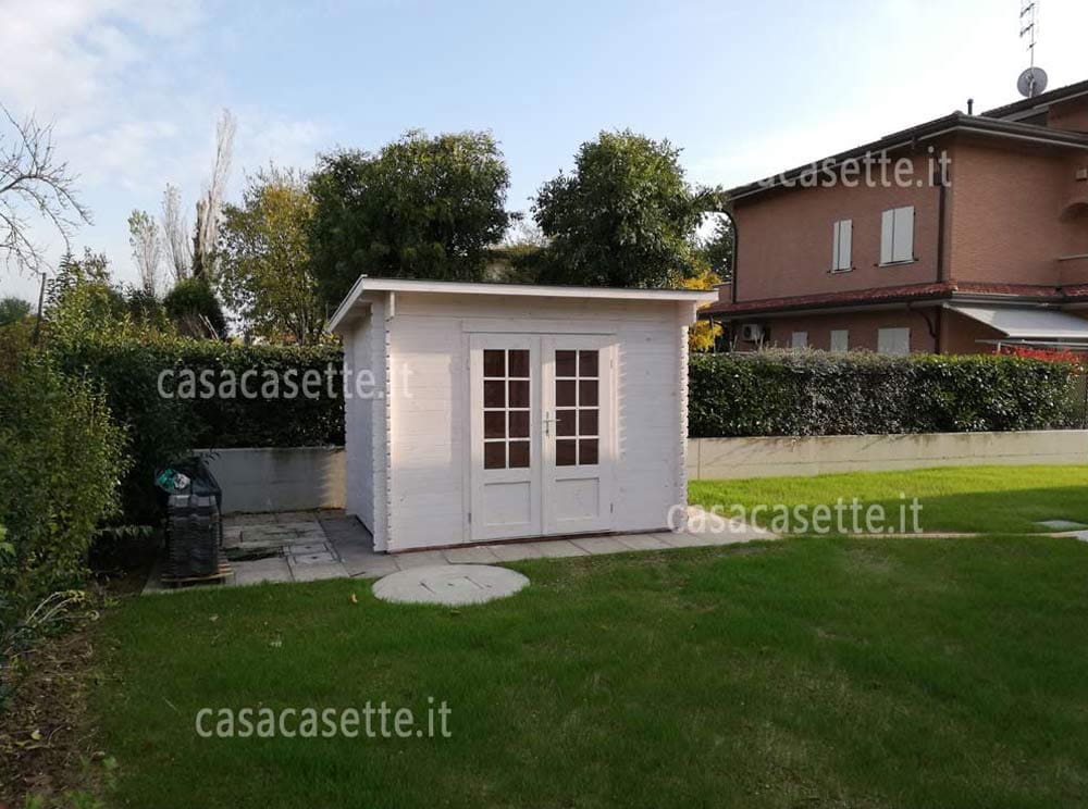 Casetta Mantova 3x2 bianca Casetta modello Mantova 3x2 bianca colore