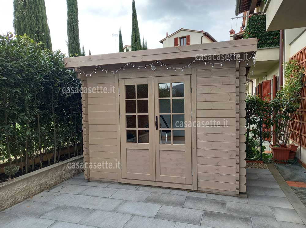 Casetta Mantova 3x2 colore Casetta modello Mantova 3x2 colore tortora