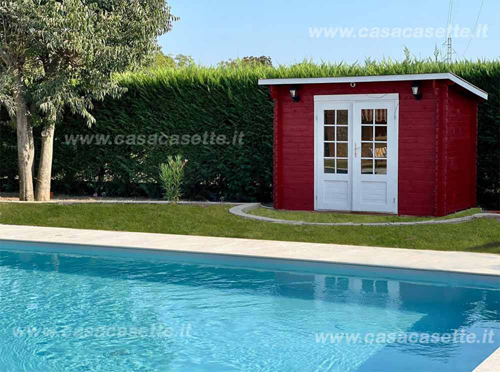 Casetta Mantova 3x2 rossa Casetta modello Mantova 3x2 rossa