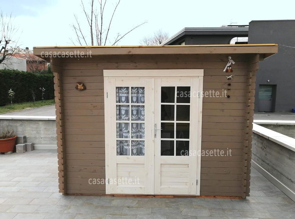 Casetta Mantova 3x2 tortora Casetta modello Mantova 3x2 tortora bianco