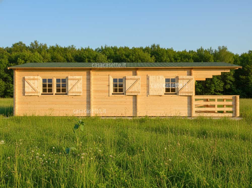 Casetta modello Marche 5x10 abitabile