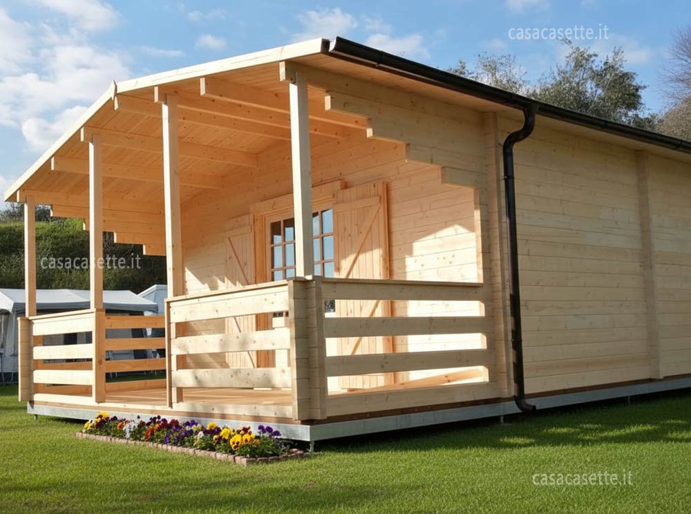 Casetta Marche 5x10 campeggio Casetta modello Marche 5x10 campeggio