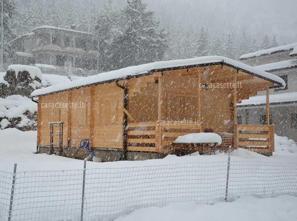 Casetta Marche 5x10 grondaia Casetta modello Marche 5x10 grondaia acciaio