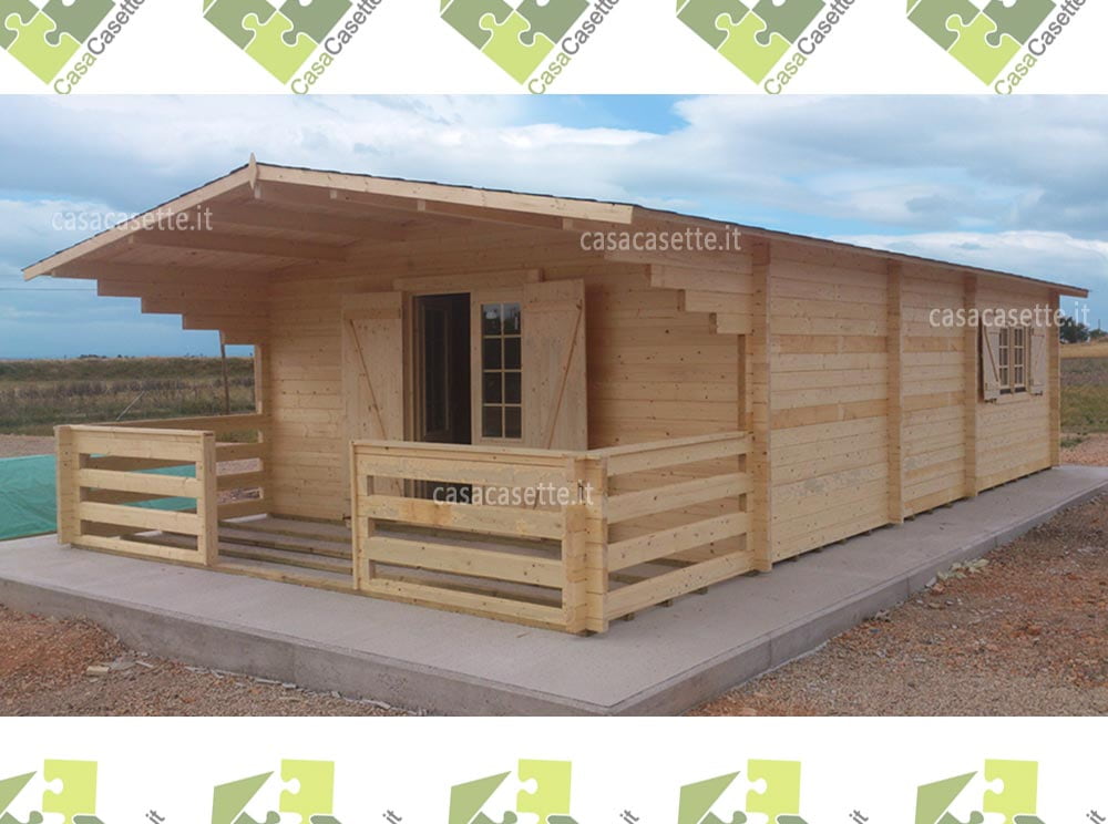 Casetta Marche 5x10 naturale Casetta modello Marche 5x10 naturale colore