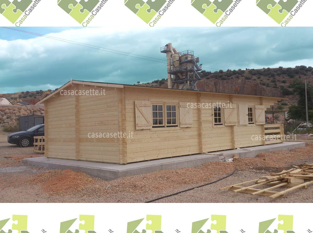 Casetta Marche 5x10 profilo Casetta modello Marche 5x10 profilo massello