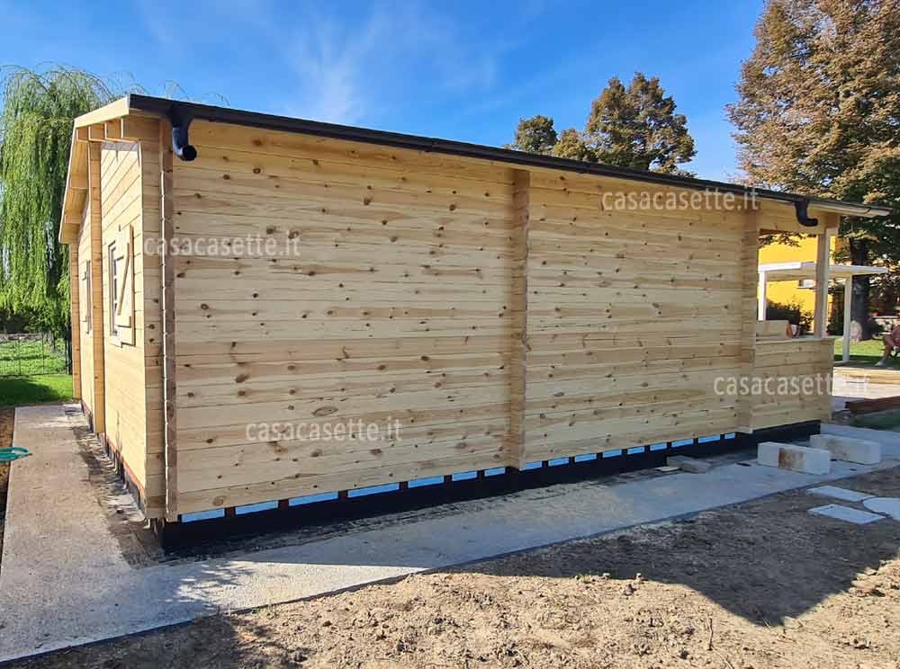 Casetta Merano 6x6 V.1 V.2 incastro Casetta modello Merano 6x6 V.1-V.2 incastro blockhouse