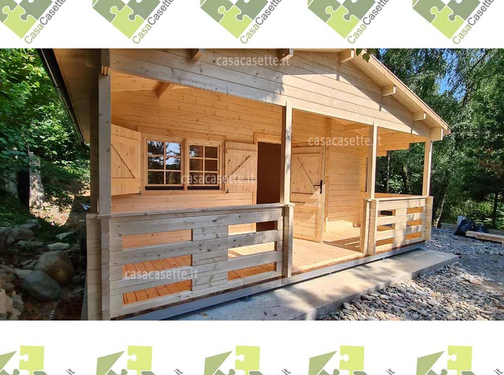 Casetta Merano 6x6 V.1 V.2 neutro Casetta modello Merano 6x6 V.1-V.2 neutro colore