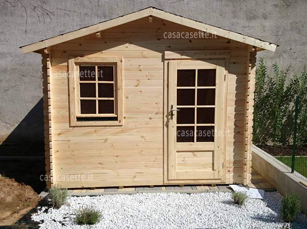 Casetta Milano 3x3 naturale Casetta modello Milano 3x3 naturale massello