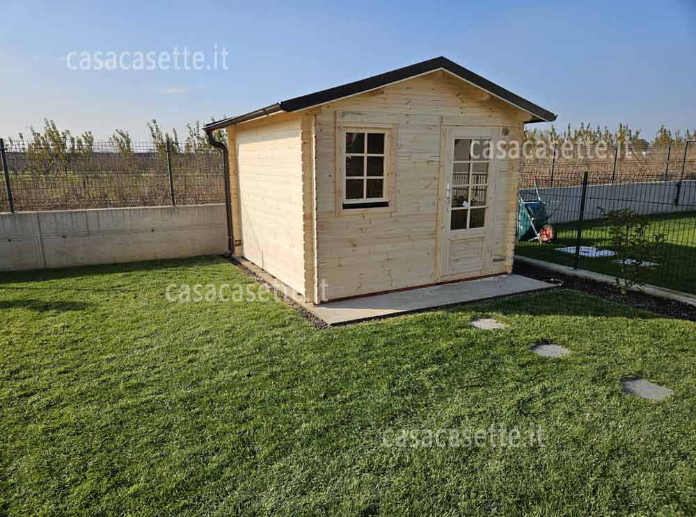 Casetta Milano 3x3 scossalina Casetta modello Milano 3x3 scossalina acciaio