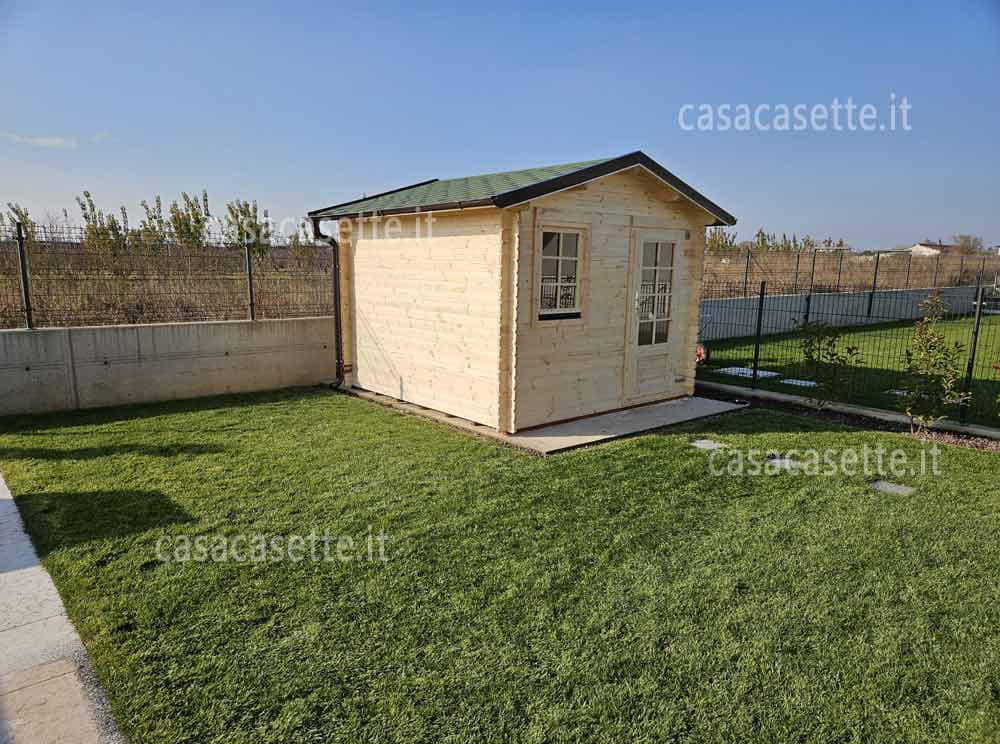 Casetta Milano 3x3 tegole Casetta modello Milano 3x3 tegole verde