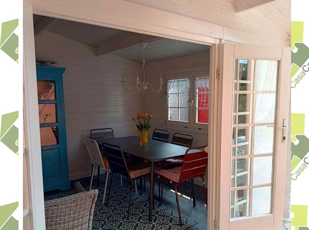 Casetta modello Bologna 4x3 porta interno Casetta modello Bologna 4x3 porta interno