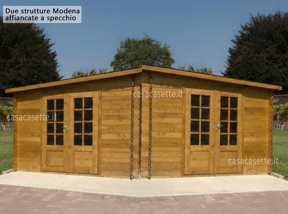 Casetta modello Modena 3x3 doppia