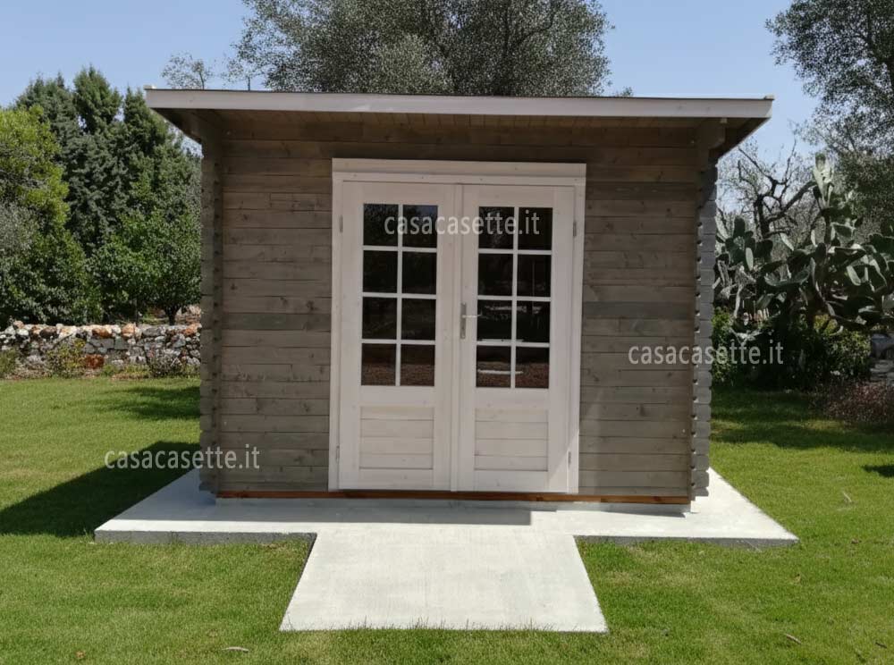 Casetta modello Modena 3x3 grigio colore