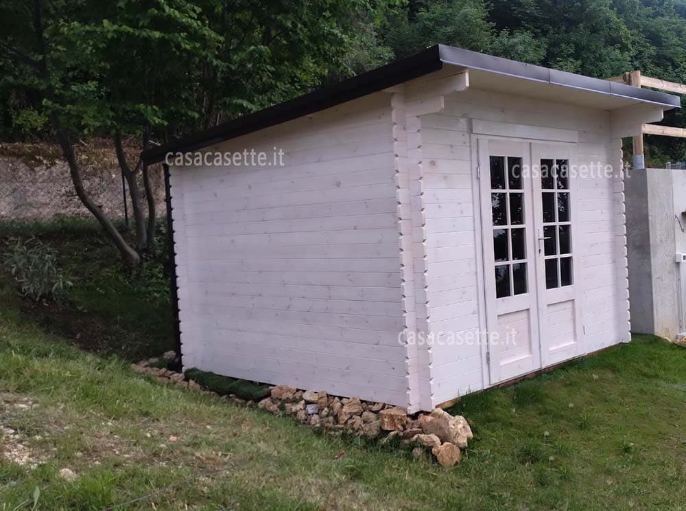 Casetta Modena 3x3 grondaia Casetta modello Modena 3x3 grondaia acciaio