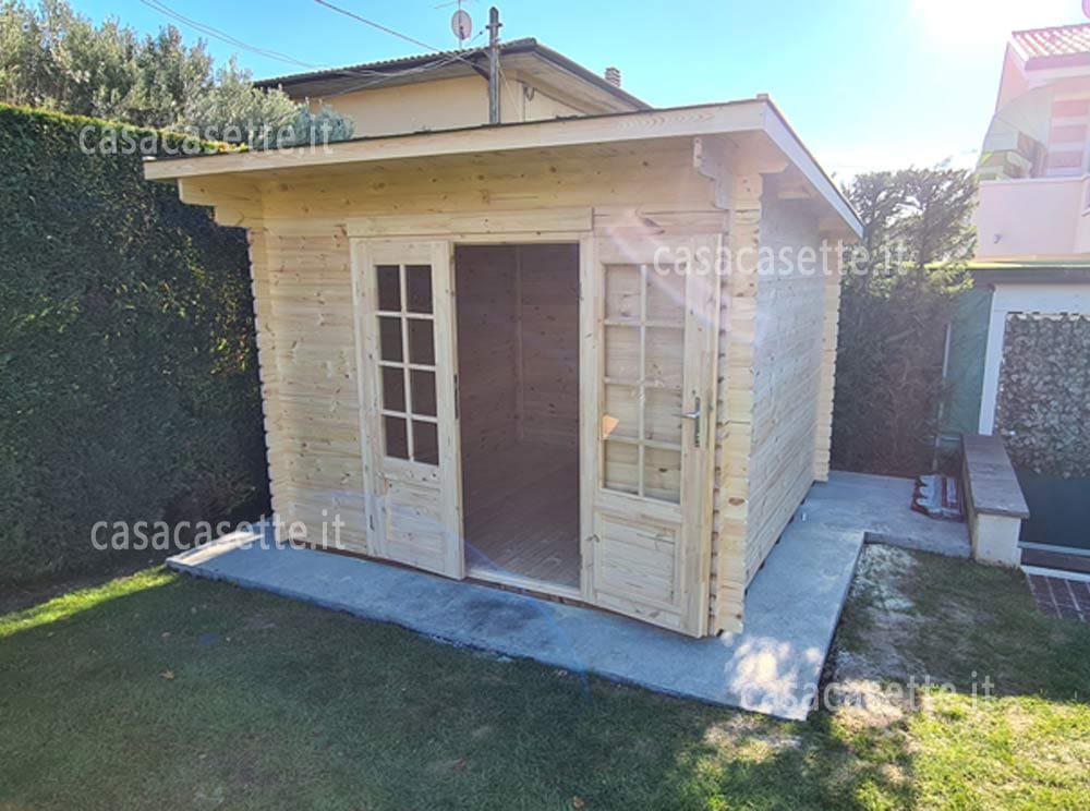 Casetta Modena 3x3 incastro Casetta modello Modena 3x3 incastro blockhouse