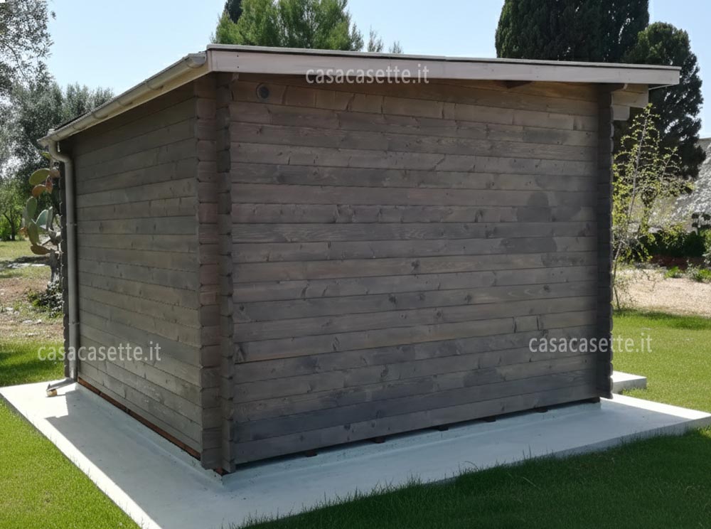 Casetta modello Modena 3x3 retro grondaia