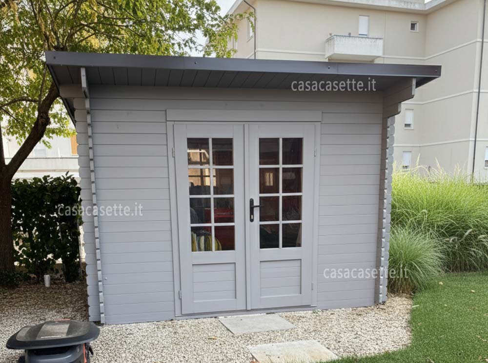 Casetta modello Modena 3x3 scossalina frontale