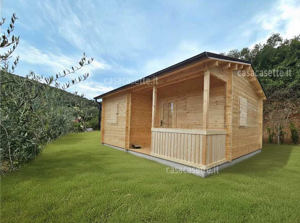 Casetta modello Monza 62x47 veranda esterna