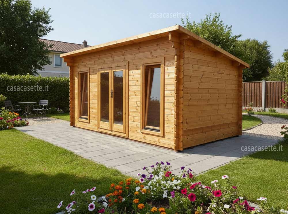Casetta Napoli 5x3 profilo Casetta modello Napoli 5x3 profilo