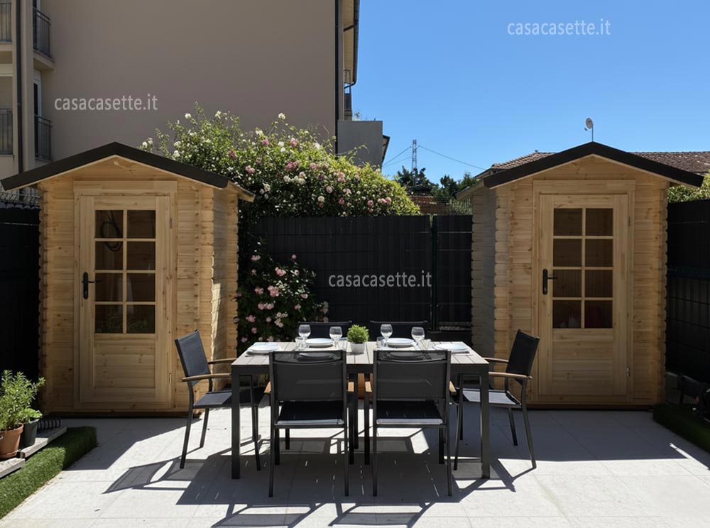 Casetta Novara 15x12 esterno Casetta modello Novara 15x12 esterno