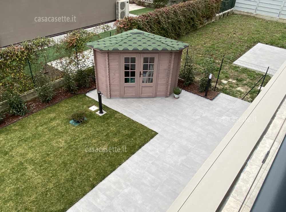 Casetta Padova 24x24 angolare Casetta modello Padova 24x24 angolare