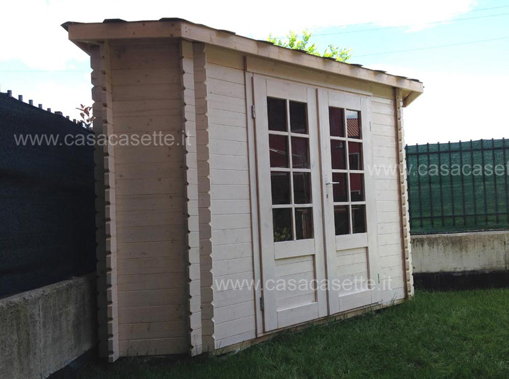 Casetta Padova 24x24 blockhouse Casetta modello Padova 24x24 blockhouse bianca