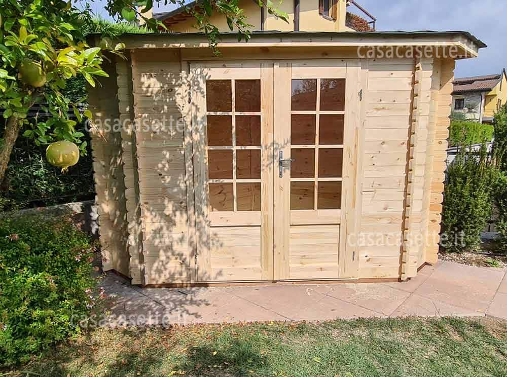 Casetta Padova 24x24 davanti Casetta modello Padova 24x24 davanti naturale