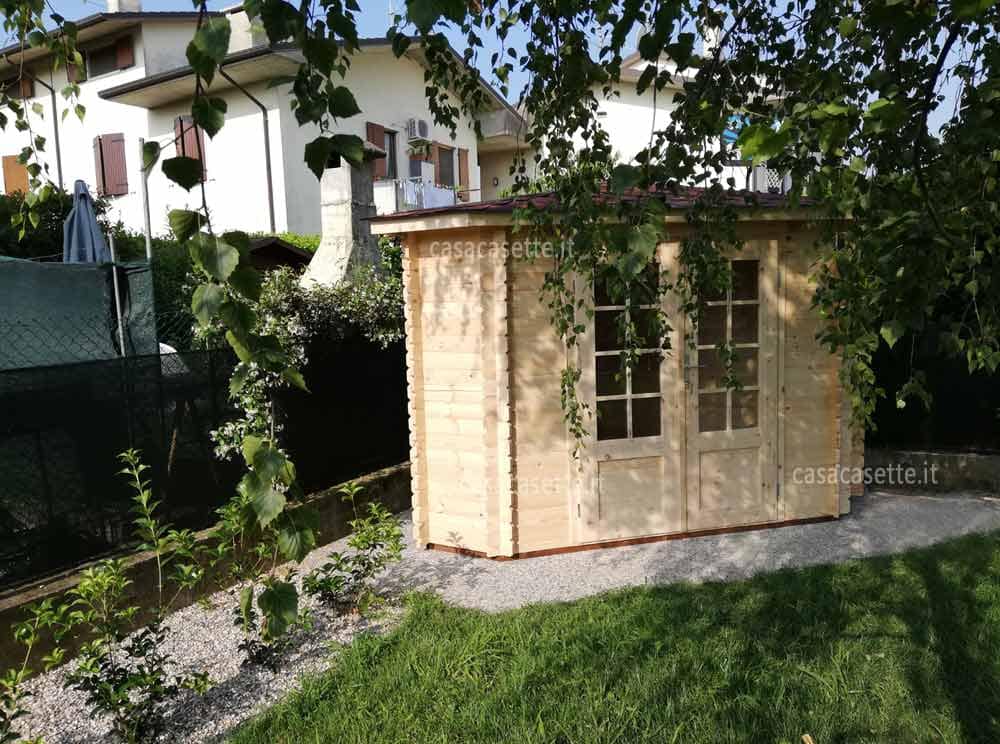 Casetta Padova 24x24 naturale Casetta modello Padova 24x24 naturale massello