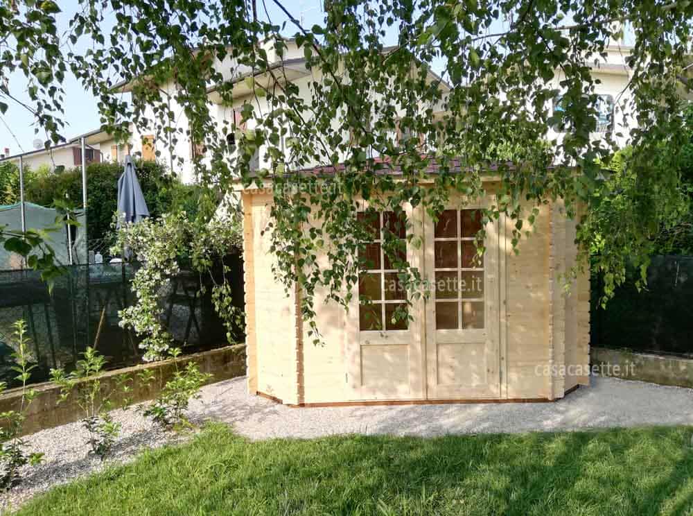 Casetta Padova 24x24 tegole Casetta modello Padova 24x24 tegole rosse