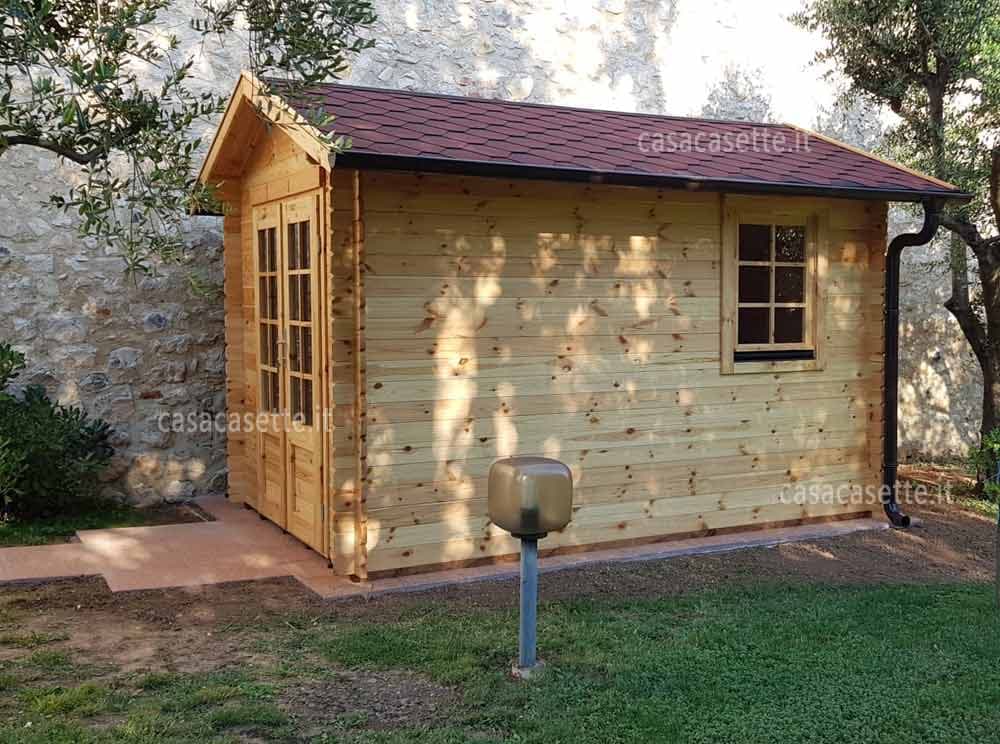 Casetta Palermo 25x34 grondaia Casetta modello Palermo 25x34 grondaia acciaio