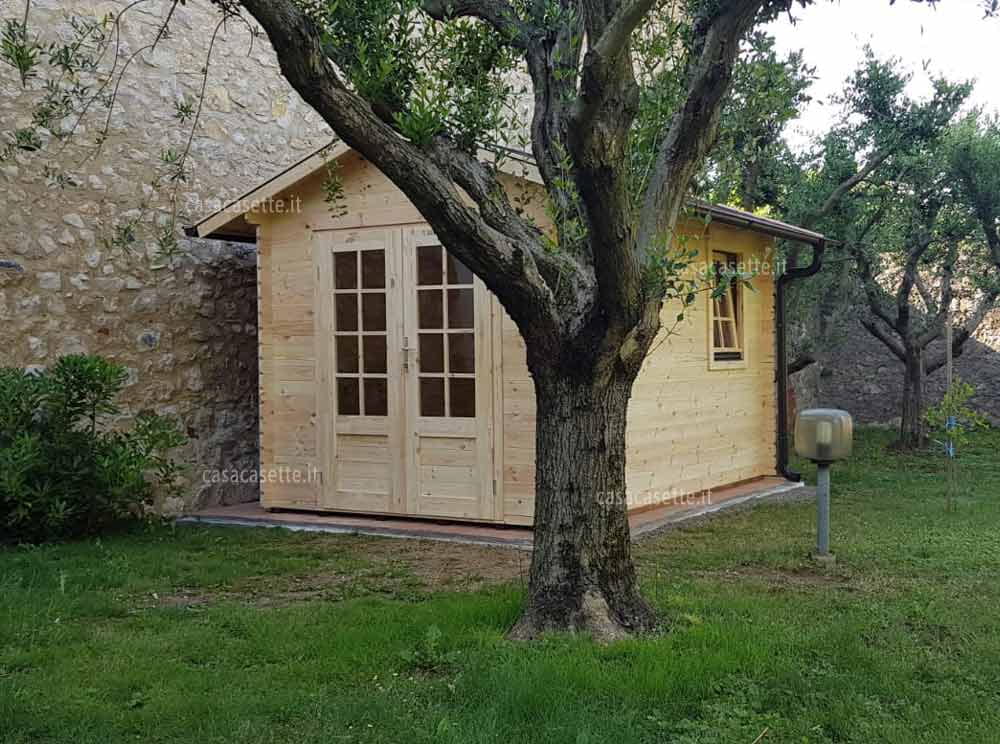 Casetta Palermo 25x34 naturale Casetta modello Palermo 25x34 naturale massello