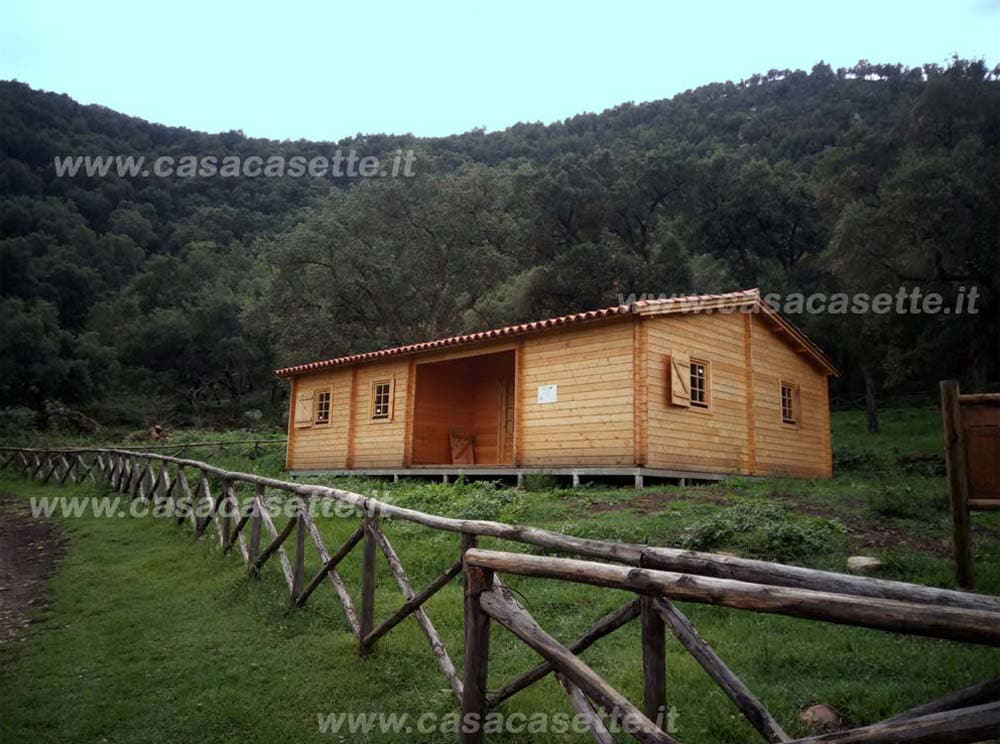 Casetta Parma 10x7 massello Casetta modello Parma 10x7 massello naturale