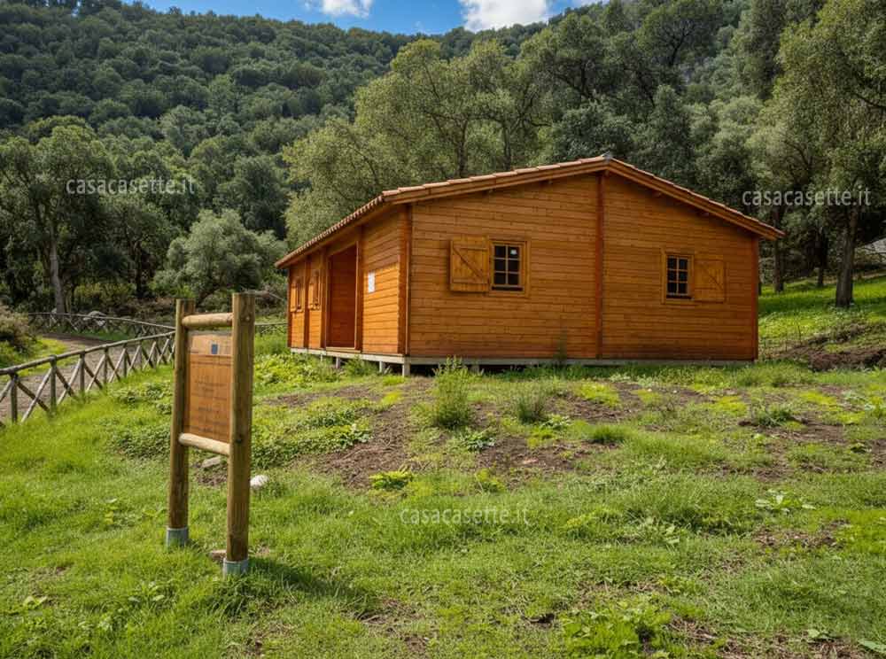 Casetta modello Parma 10x7 miele impregnante