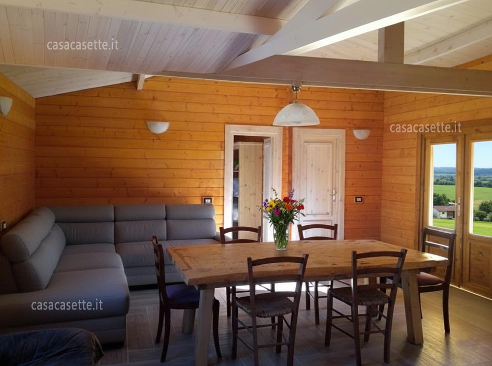 Casetta Parma 10x7 sala pranzo Casetta modello Parma 10x7 sala pranzo
