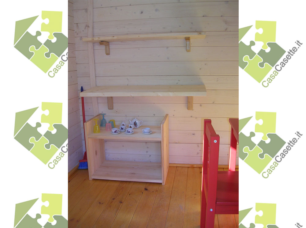 Casetta modello per bambini 182x254 giochi