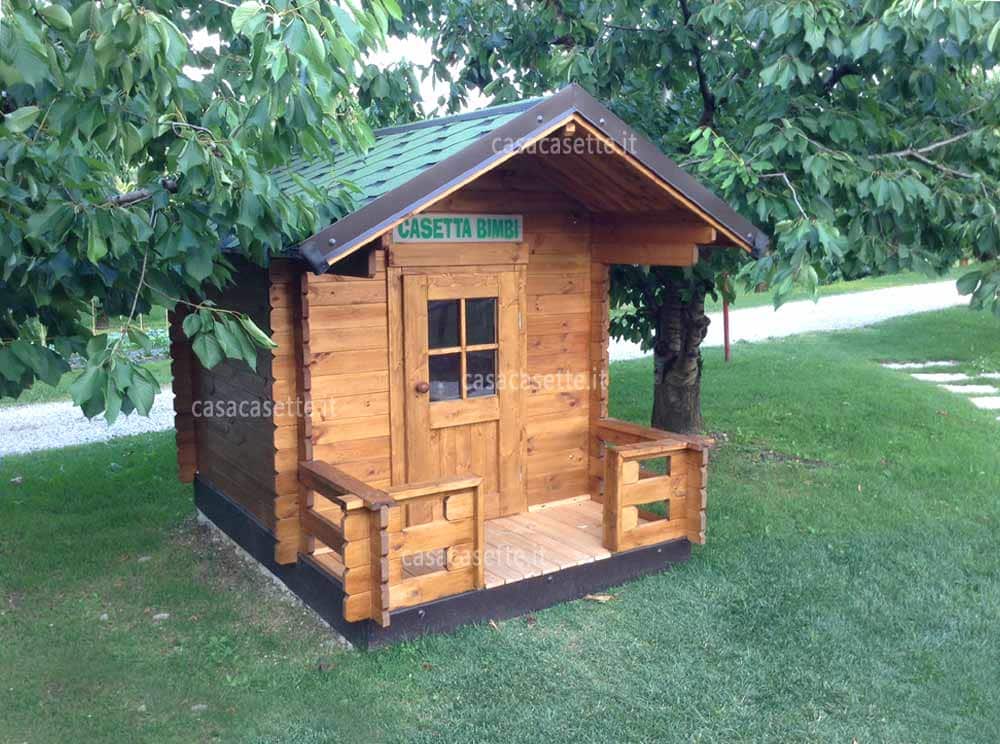 Casetta modello per bambini 182x254 scossalina tegole