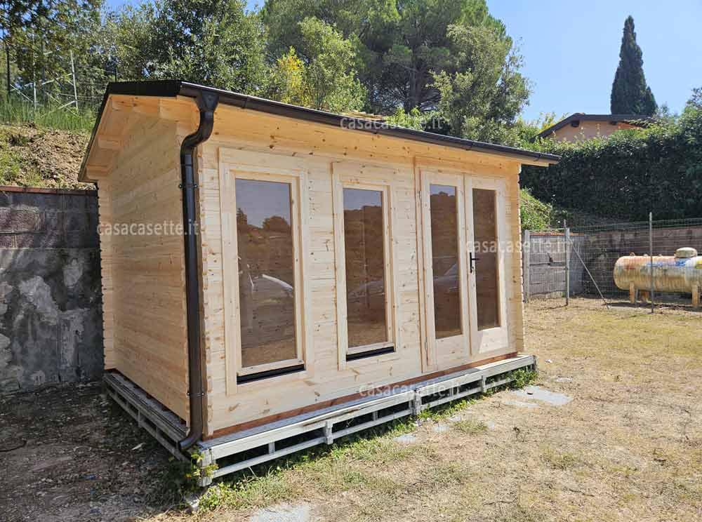 Casetta Perugia 4x3 grondaia Casetta modello Perugia 4x3 grondaia acciaio