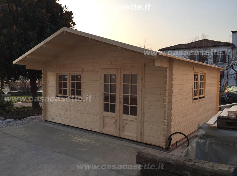 Casetta Pisa 5x4 incastro Casetta modello Pisa 5x4 incastro blockhouse