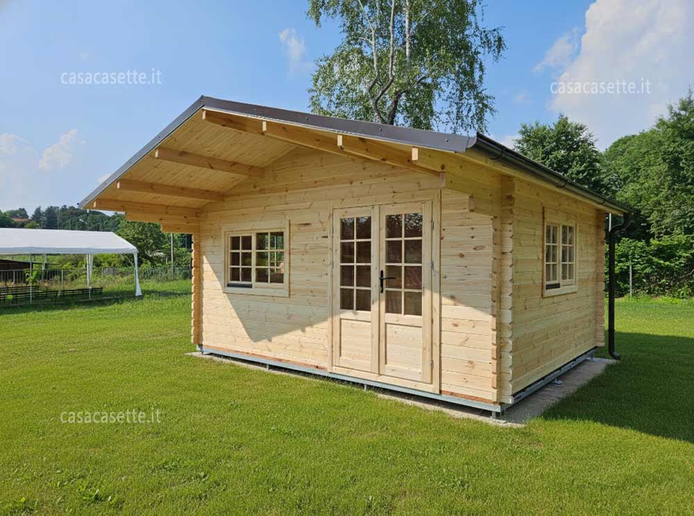 Casetta Pisa 5x4 massello Casetta modello Pisa 5x4 massello