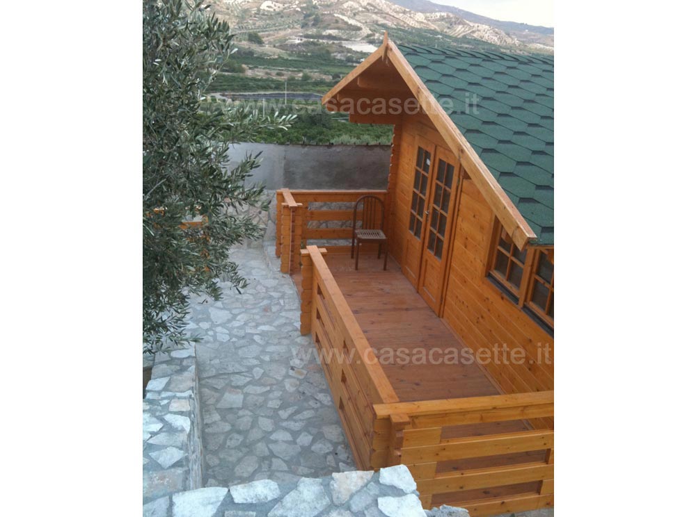 Casetta Pordenone 5x5 veranda accessorio Casetta Pordenone 5x5 veranda accessorio esterna
