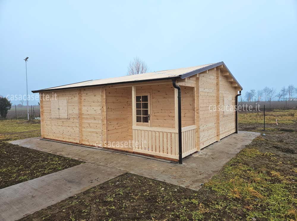 Casetta modello Portofino 50mq colore naturale