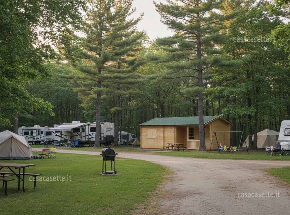 Casetta Portofino 50mq veranda camping