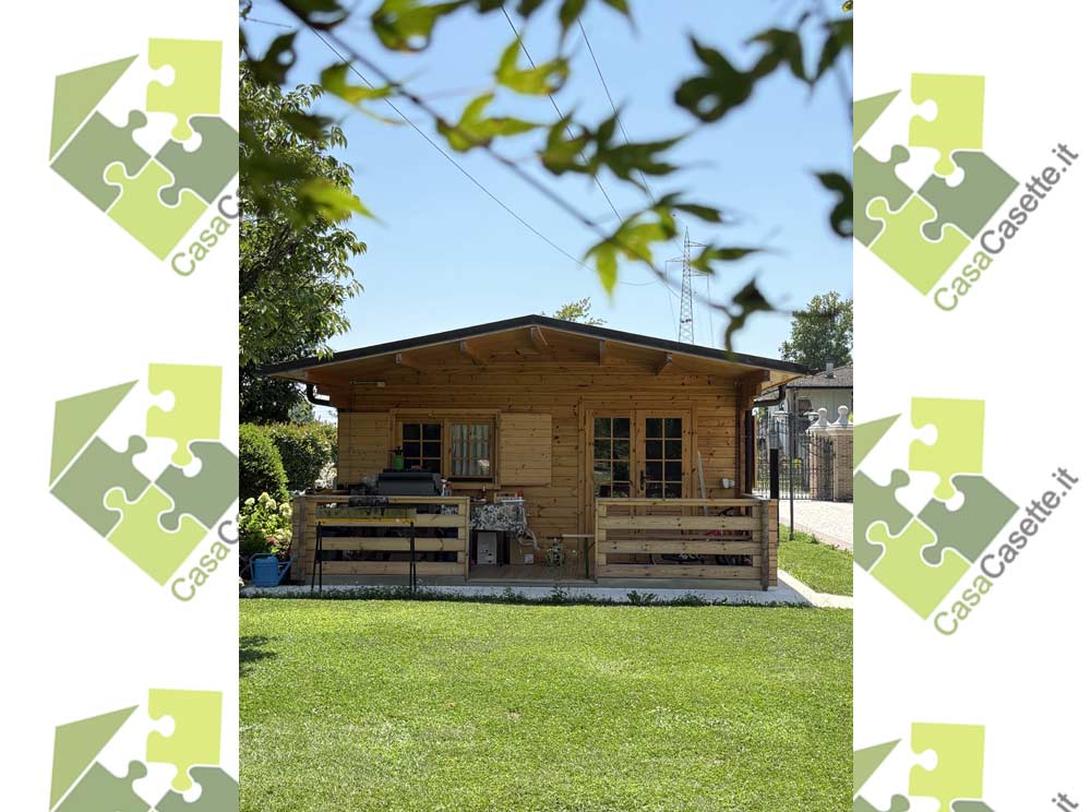 Casetta Puglia 5x10 fronte Casetta modello Puglia 5x10 fronte