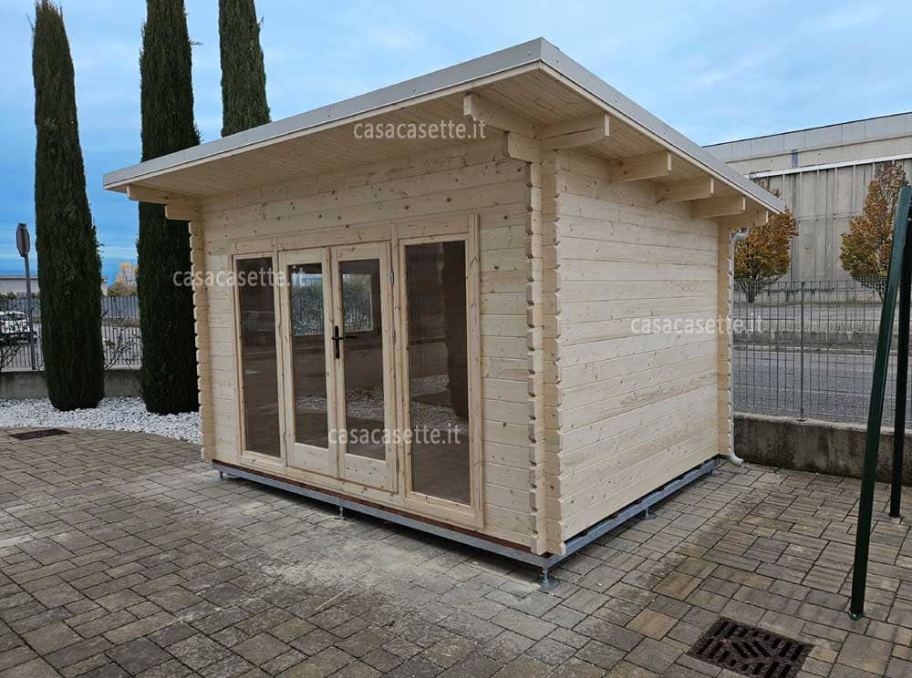 Casetta Rimini 4x3 alzata Casetta modello Rimini 4x3 alzata telaio