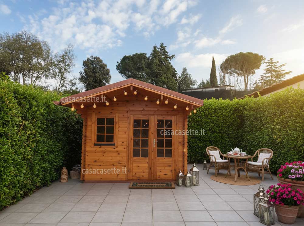 Casetta Roma 3x3 frontale Casetta modello Roma 3x3 frontale